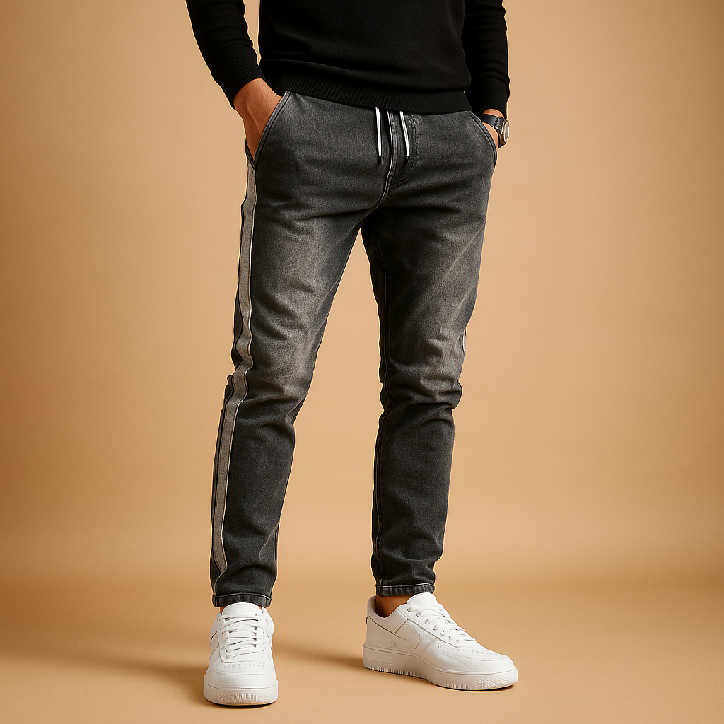 Milan | Jeans Herr Slim Fit med Modern Stretchdesign | Komfortabel Vardagsstil 1