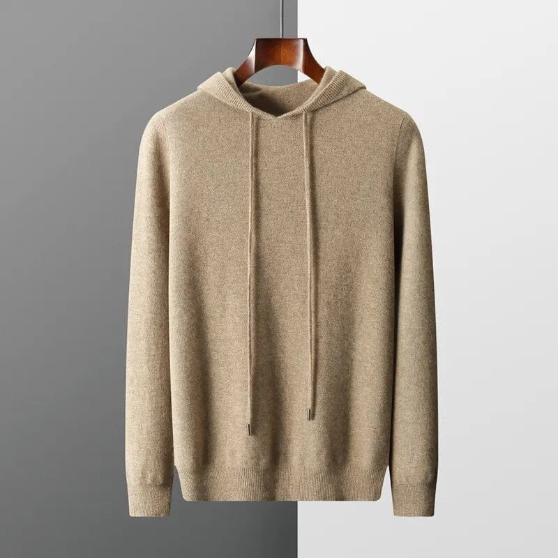 Minimalistisk Luvtröja för Män med Dragsko | Elegant Design för Komfort 0