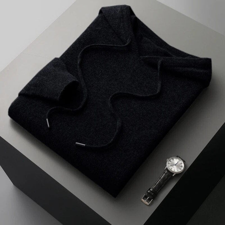 Minimalistisk Luvtröja för Män med Dragsko | Elegant Design för Komfort 2