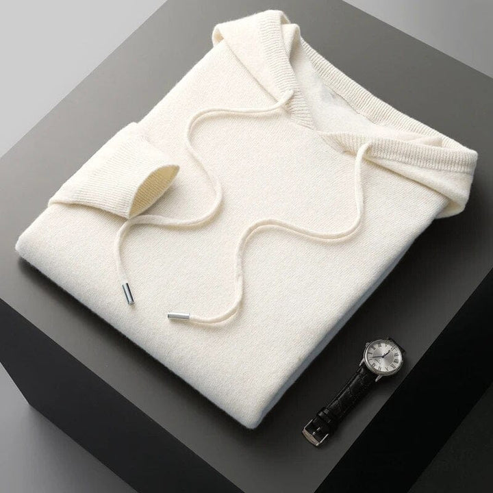 Minimalistisk Luvtröja för Män med Dragsko | Elegant Design för Komfort 3