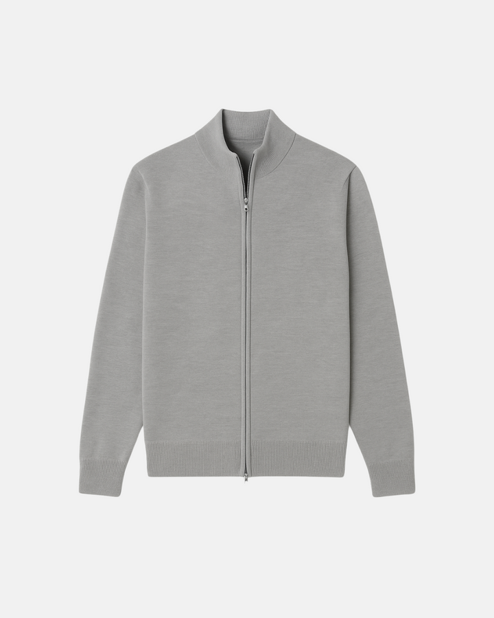 Minimalistisk Slim Fit Jacka för Män med Ståkrage | Lätt och Mångsidig Design för Vardagsbruk 0