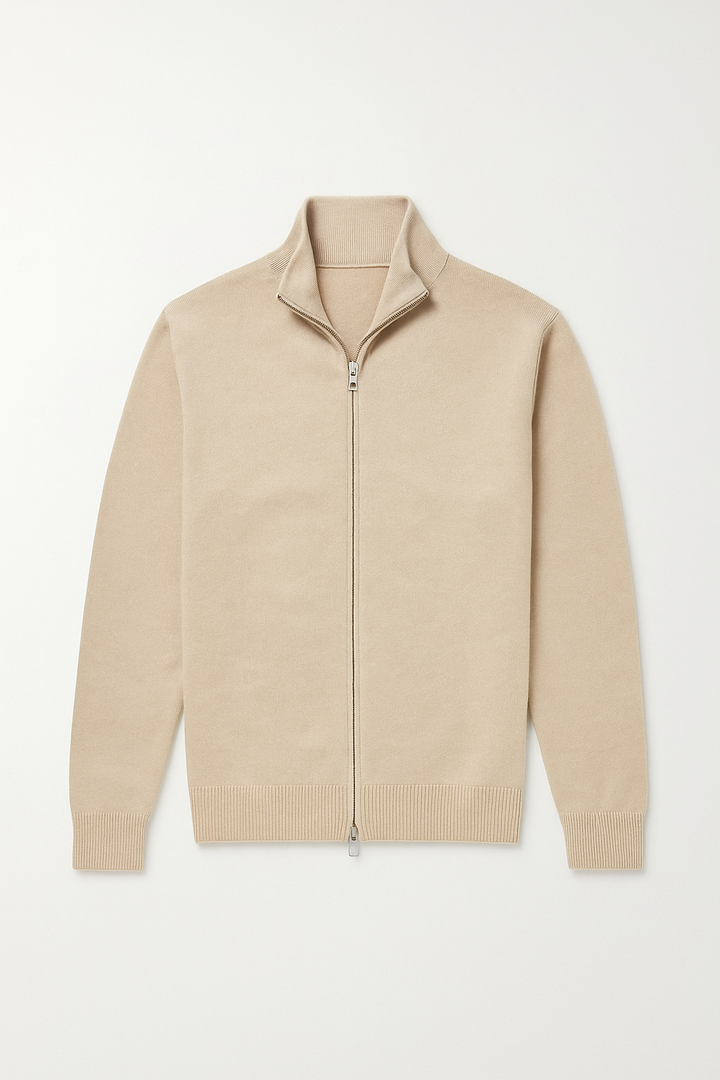 Minimalistisk Slim Fit Jacka för Män med Ståkrage | Lätt och Mångsidig Design för Vardagsbruk 8