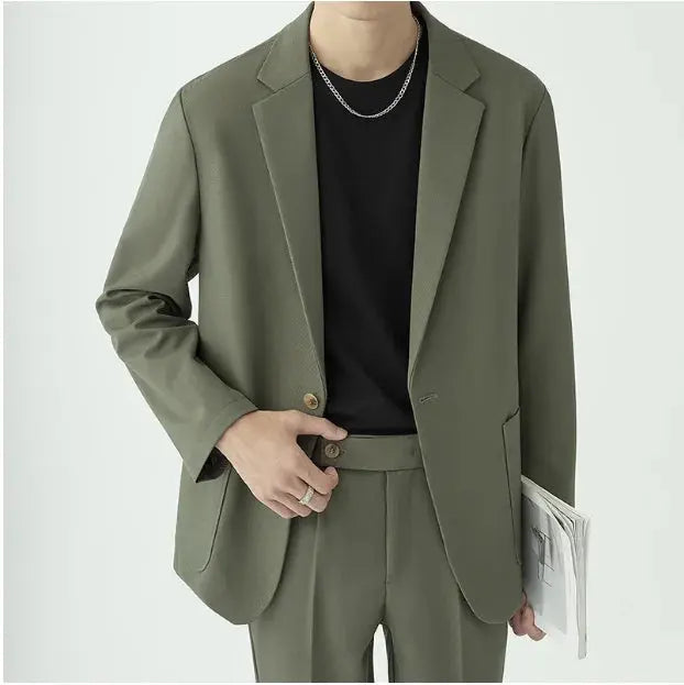 Minimalistiskt Kostymset för Män med Skräddarsydd Passform | Elegant Design för Formella Tillfällen 3