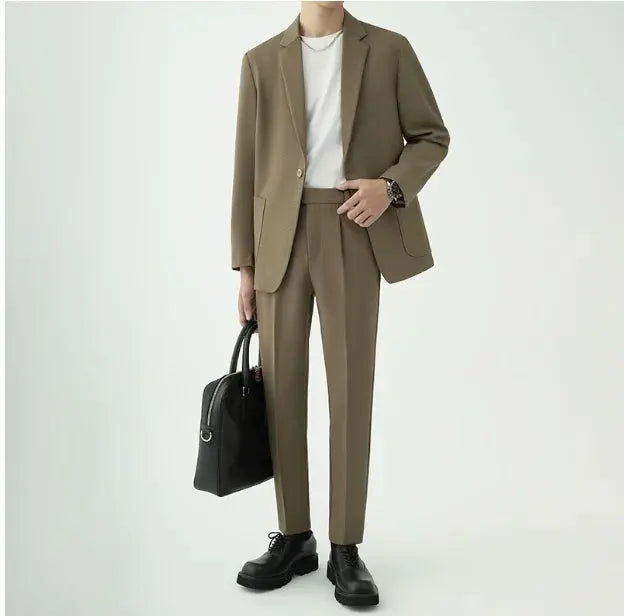 Minimalistiskt Kostymset för Män med Skräddarsydd Passform | Elegant Design för Formella Tillfällen 7