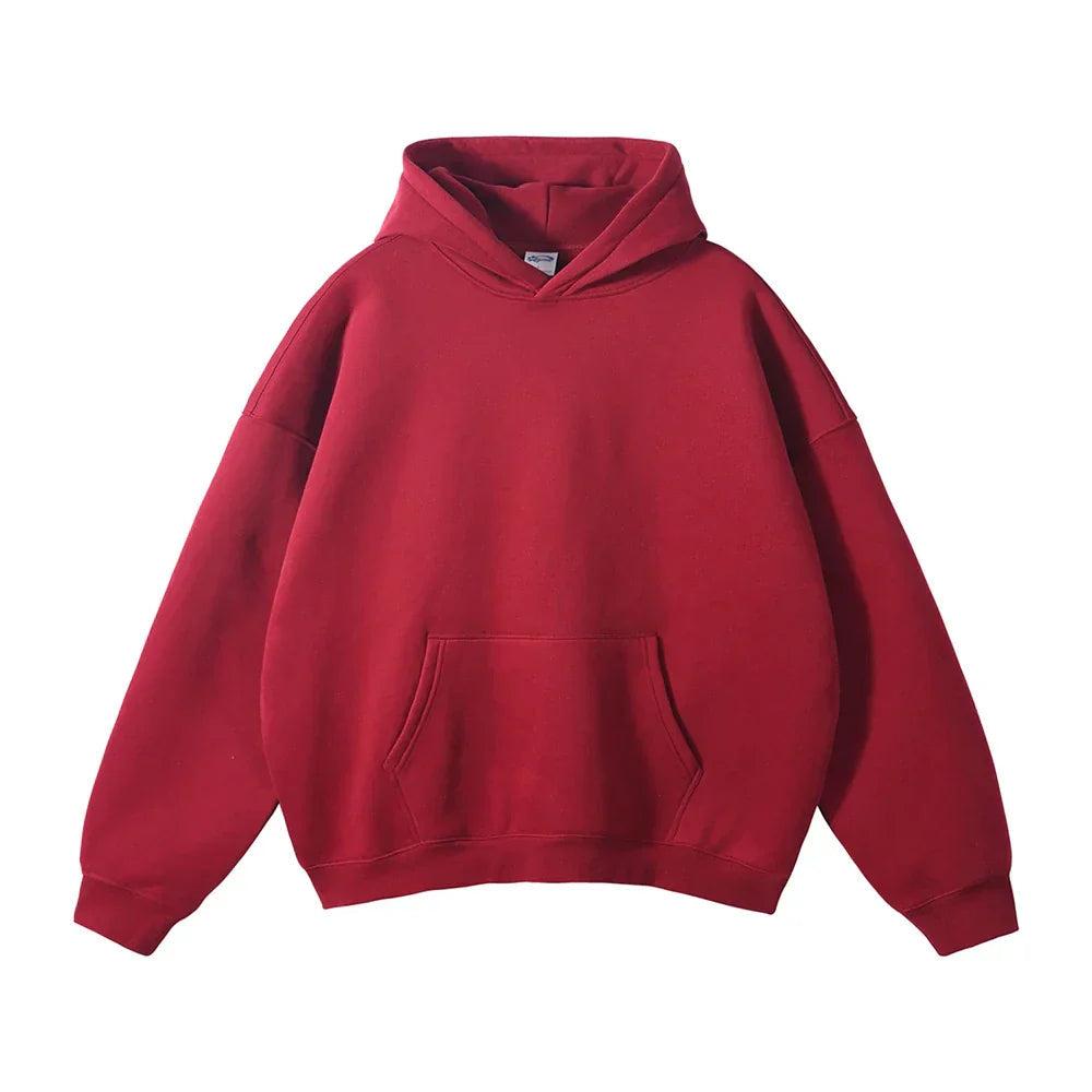 Mjuk Fleece Huvtröja | Oversized Unisex Design med Skyddshuva för Bekväm Värme 1