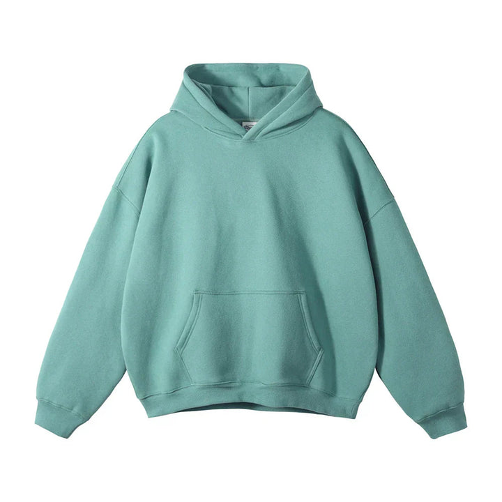 Mjuk Fleece Huvtröja | Oversized Unisex Design med Skyddshuva för Bekväm Värme 12