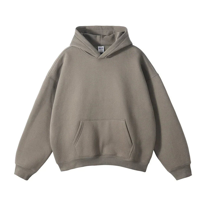 Mjuk Fleece Huvtröja | Oversized Unisex Design med Skyddshuva för Bekväm Värme 13