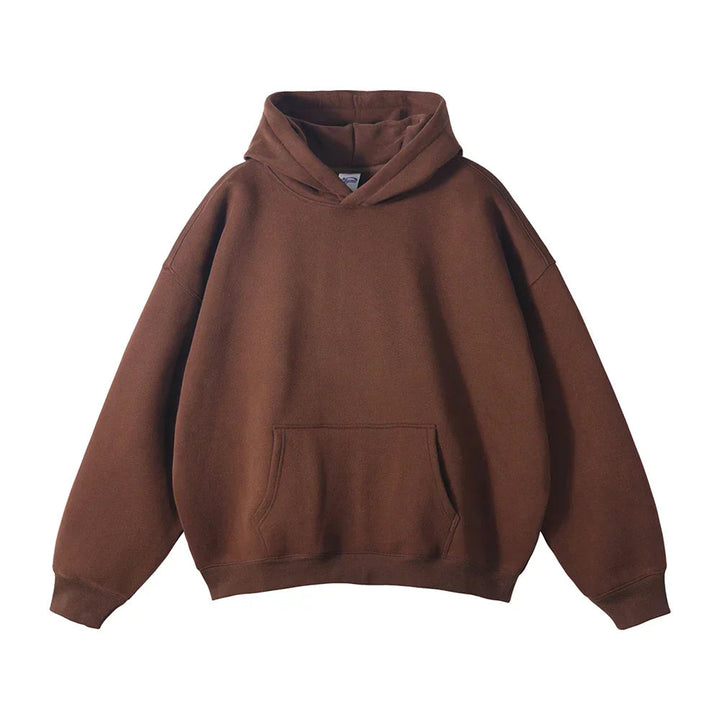 Mjuk Fleece Huvtröja | Oversized Unisex Design med Skyddshuva för Bekväm Värme 18