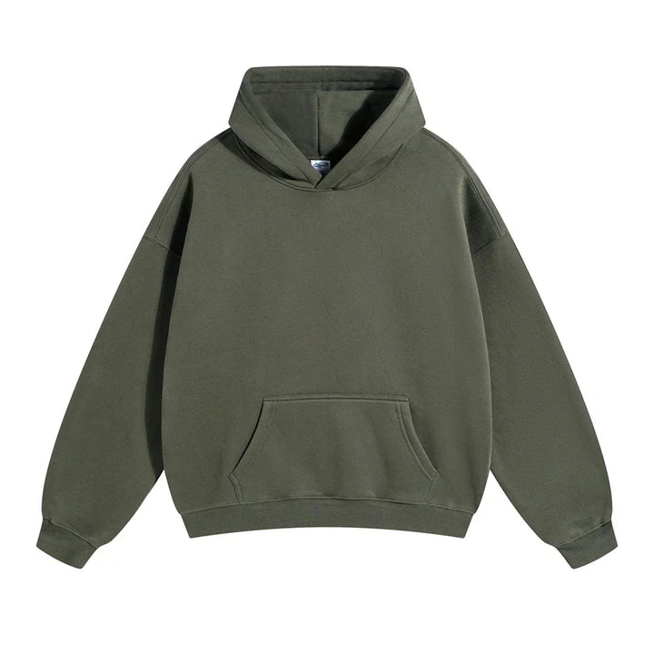 Mjuk Fleece Huvtröja | Oversized Unisex Design med Skyddshuva för Bekväm Värme 19