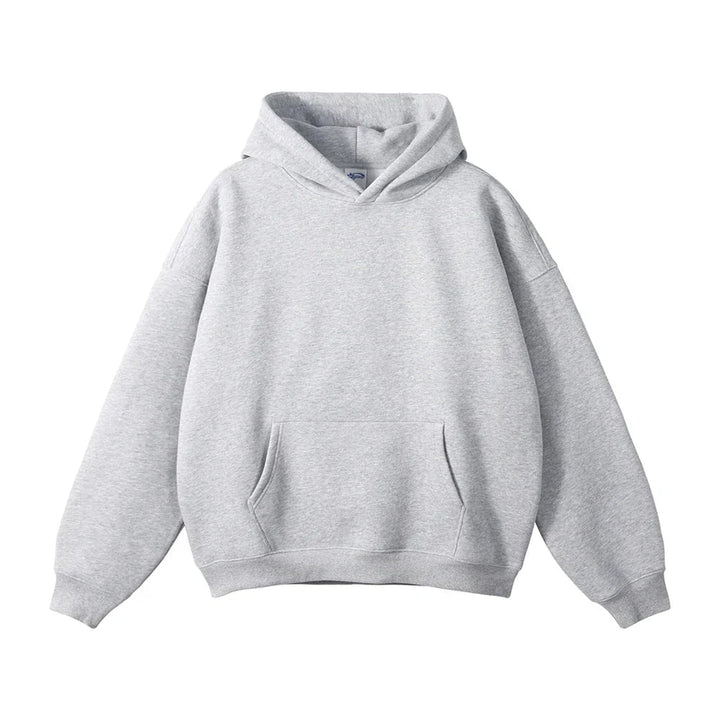 Mjuk Fleece Huvtröja | Oversized Unisex Design med Skyddshuva för Bekväm Värme 21