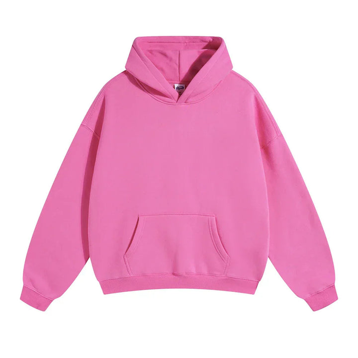 Mjuk Fleece Huvtröja | Oversized Unisex Design med Skyddshuva för Bekväm Värme 3