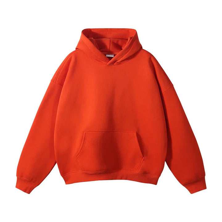 Mjuk Fleece Huvtröja | Oversized Unisex Design med Skyddshuva för Bekväm Värme 7