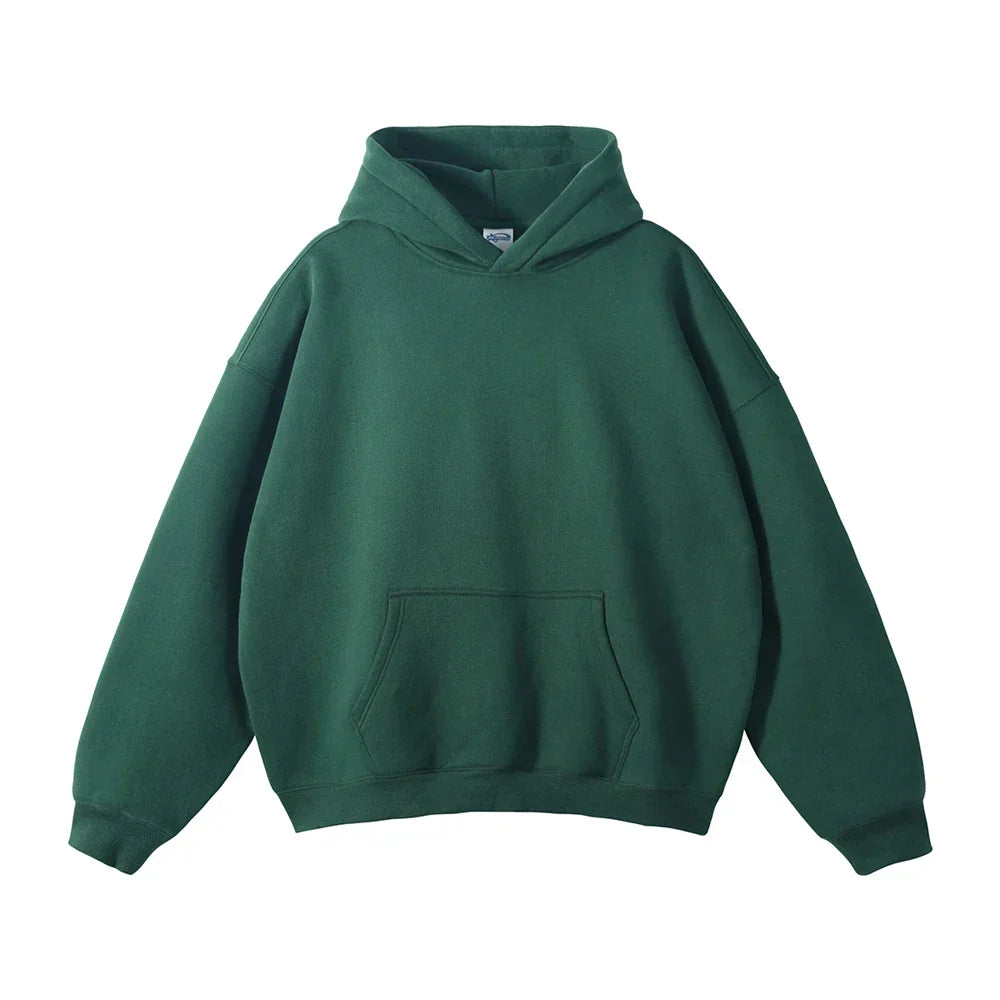 Mjuk Fleece Huvtröja | Oversized Unisex Design med Skyddshuva för Bekväm Värme 8