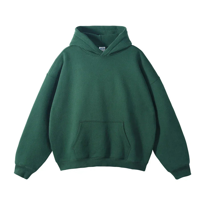 Mjuk Fleece Huvtröja | Oversized Unisex Design med Skyddshuva för Bekväm Värme 8