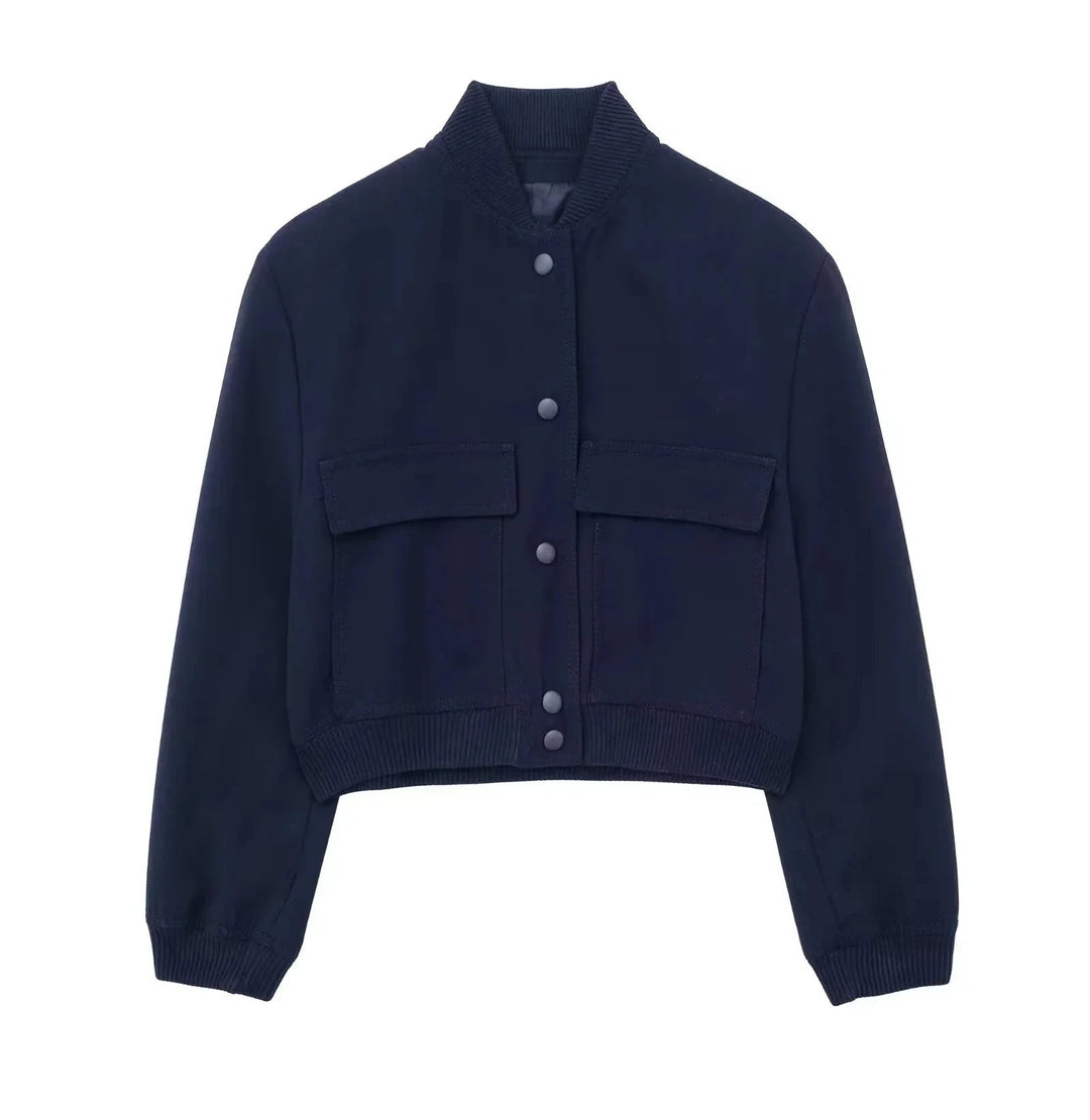 Modern Edge | Bomberjacka Dam med Avskuren Längd | Trendig Design för En Stilren Look 3