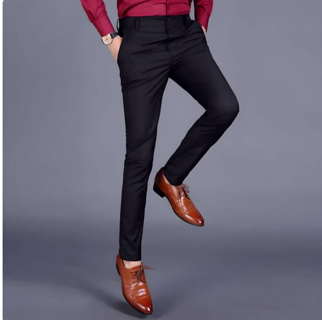 Moderna Arbetsbyxor Herr | Slim Fit med Stretchigt Material | Mångsidig Design för Komfort och Stil 1