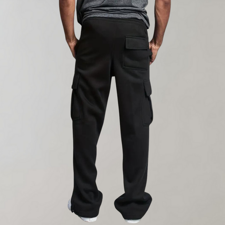 Moderna Joggers för Män | Bred Ben Design med Flera Fickor | Bekväma och Stilsäkra för Allt Dagsbruk 1
