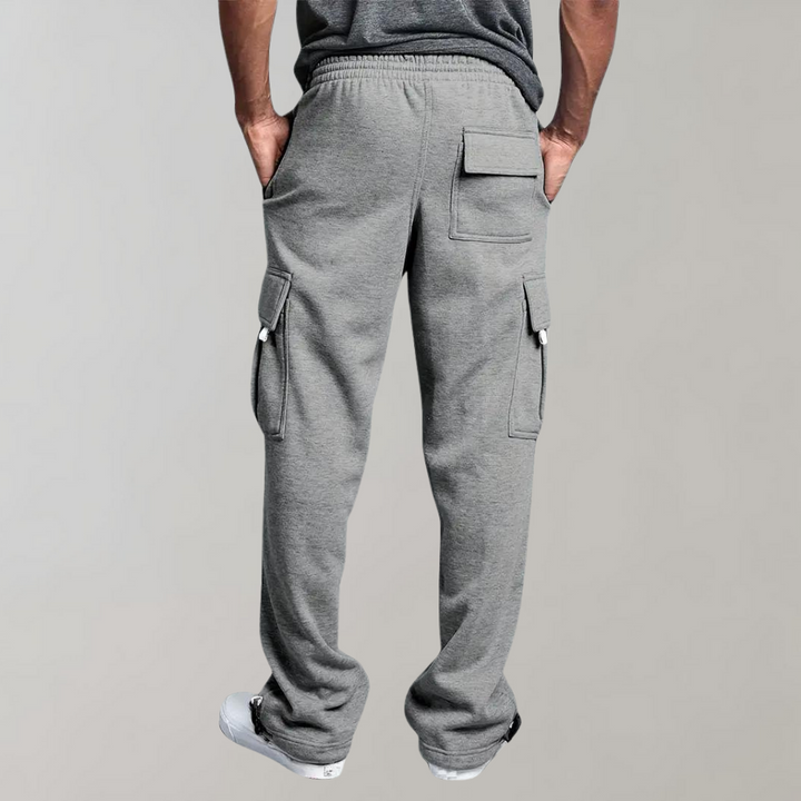 Moderna Joggers för Män | Bred Ben Design med Flera Fickor | Bekväma och Stilsäkra för Allt Dagsbruk 5