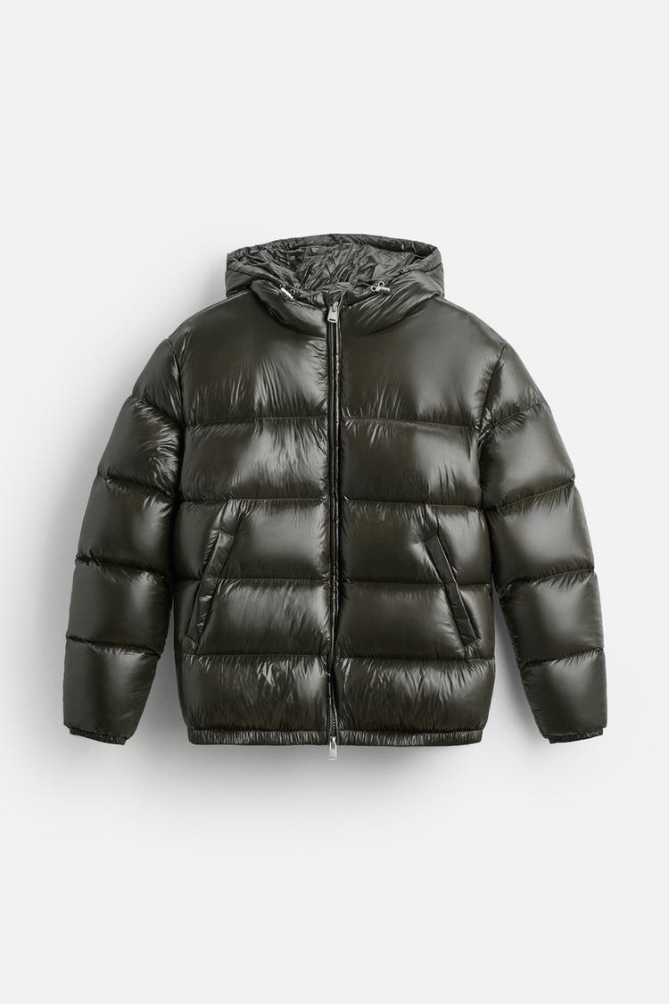 Moderna Pufferjackor för Män | Lätt Vadderad Design med Strukturerad Huva 1