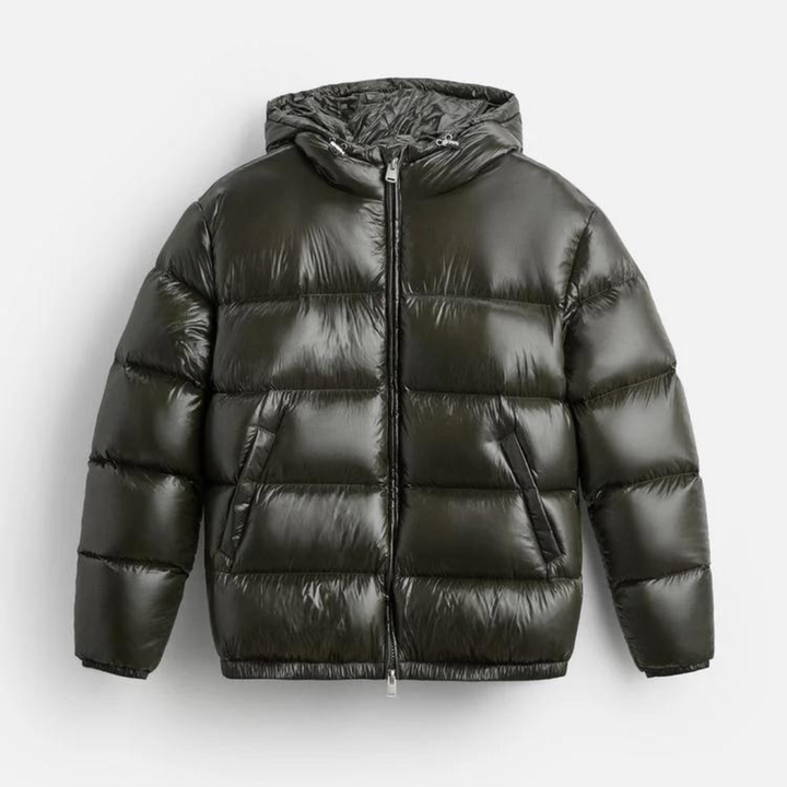 Moderna Pufferjackor för Män | Lätt Vadderad Design med Strukturerad Huva 6