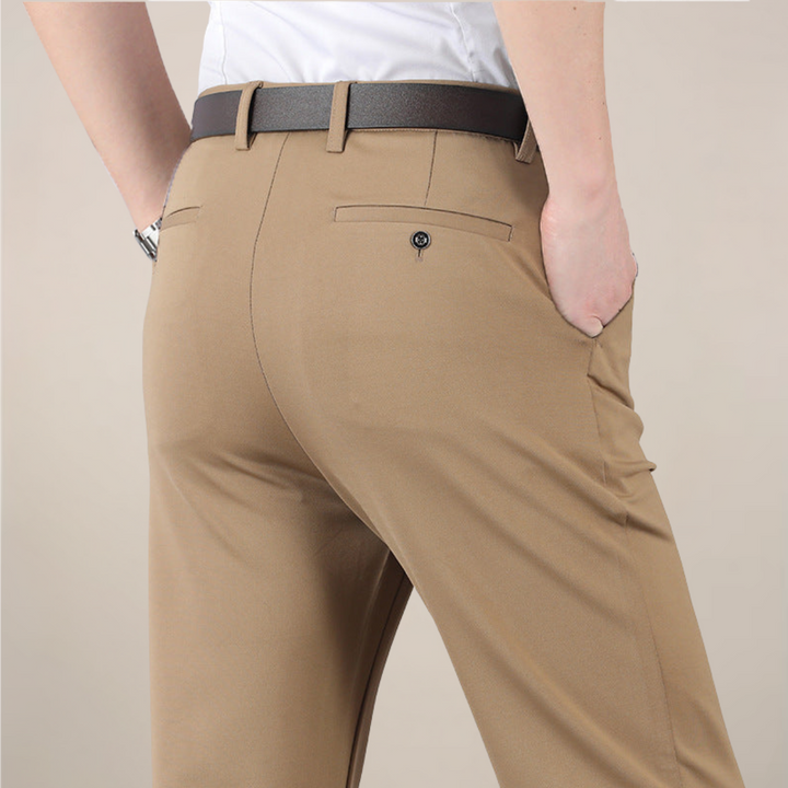 Moderna Slim Fit-byxor med Stretchmidja | Elegant Design för Vardagsbruk 4