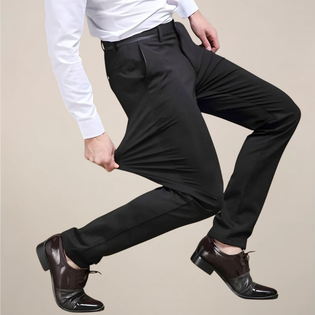 Moderna Slim Fit-byxor med Stretchmidja | Elegant Design för Vardagsbruk 7