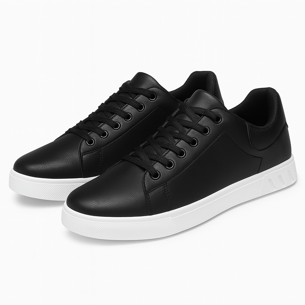 Moderna Sneakers Män | Casual Snörskor med Slitstark Sula | Bekväm Design för Vardagsbruk 3