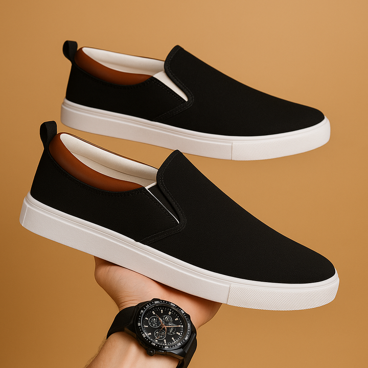 Moderna | Loafers Män med Andningsbar Textil och Vadderad Innersula | Komfortabel Slip-On Design för Varje Tillfälle 2