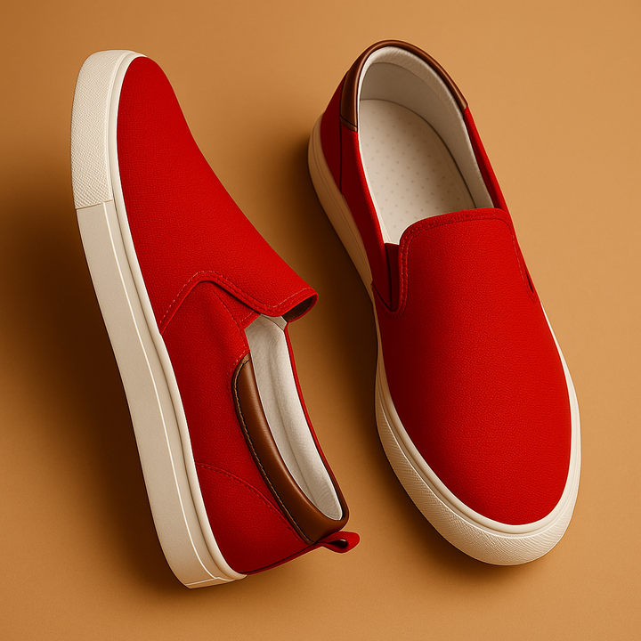 Moderna | Loafers Män med Andningsbar Textil och Vadderad Innersula | Komfortabel Slip-On Design för Varje Tillfälle 4