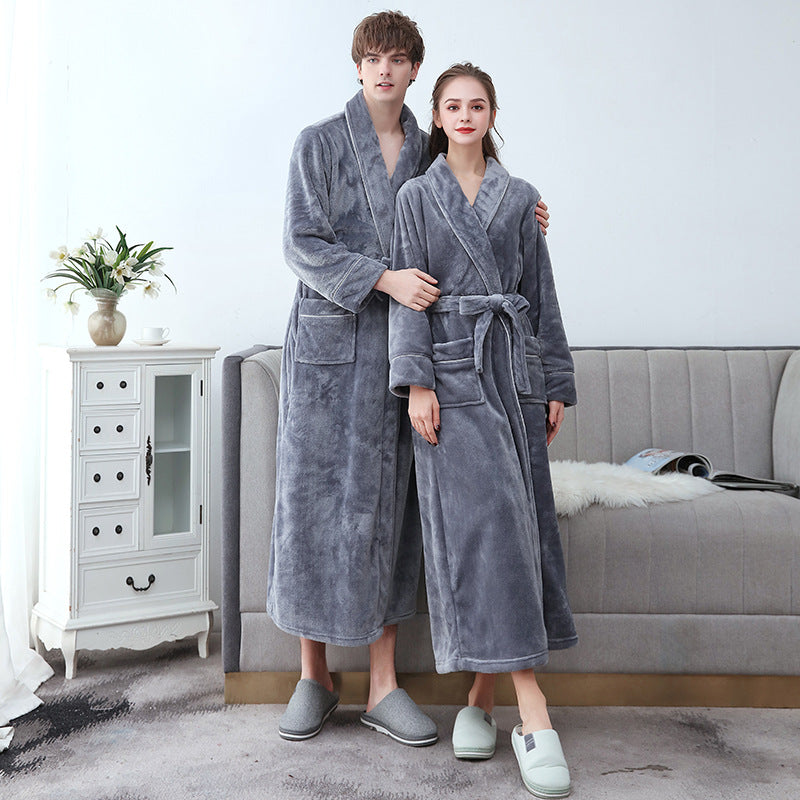 Morgonrock Frotte | Unisex Badrock med Justerbart Bälte | Mjuk och Bekväm för Avkoppling Hemma 3