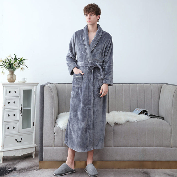 Morgonrock Frotte | Unisex Badrock med Justerbart Bälte | Mjuk och Bekväm för Avkoppling Hemma 7