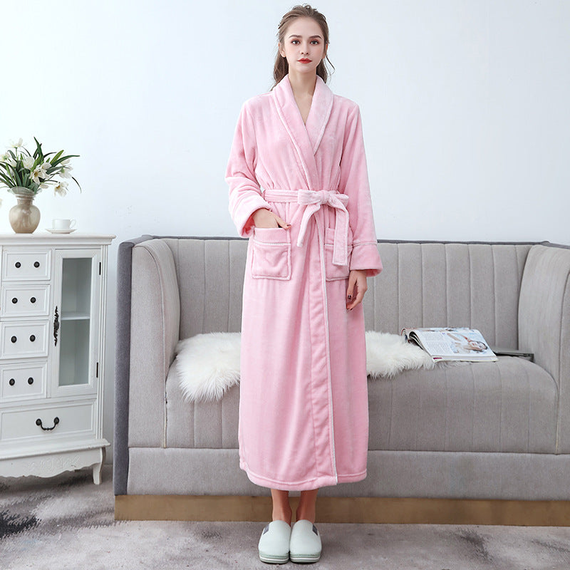 Morgonrock Frotte | Unisex Badrock med Justerbart Bälte | Mjuk och Bekväm för Avkoppling Hemma 8