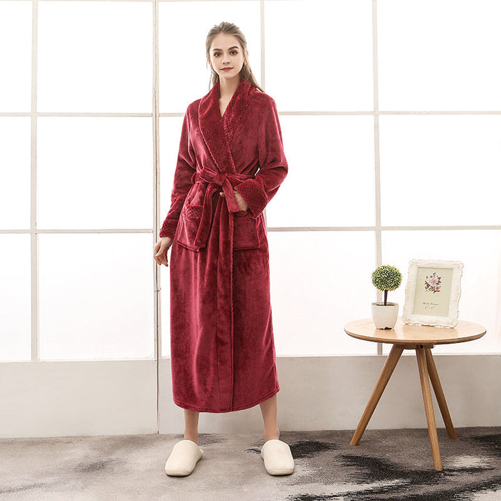 Morgonrock | Unisex Badrock i Ultramjukt Material med Justerbart Bälte | Lång och Elegant för Ultimat Komfort 1