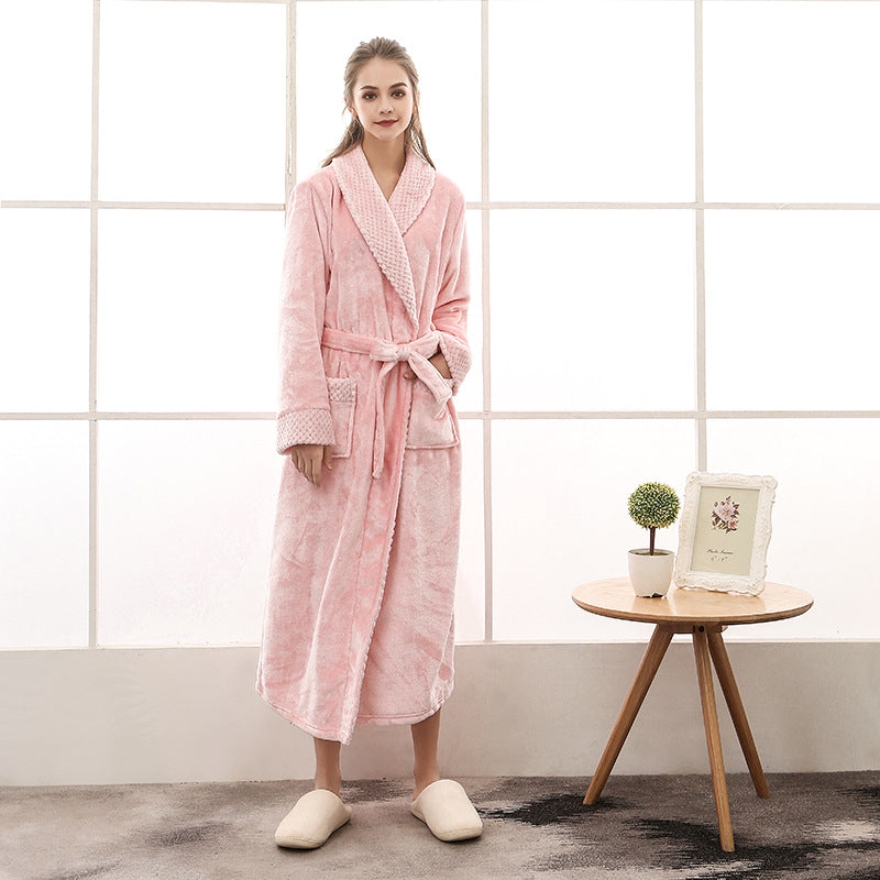 Morgonrock | Unisex Badrock i Ultramjukt Material med Justerbart Bälte | Lång och Elegant för Ultimat Komfort 6