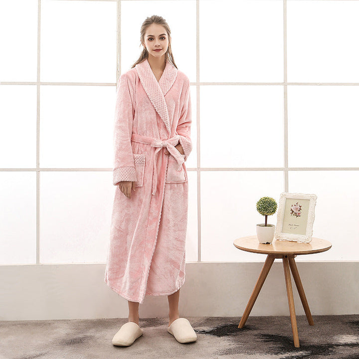 Morgonrock | Unisex Badrock i Ultramjukt Material med Justerbart Bälte | Lång och Elegant för Ultimat Komfort 6
