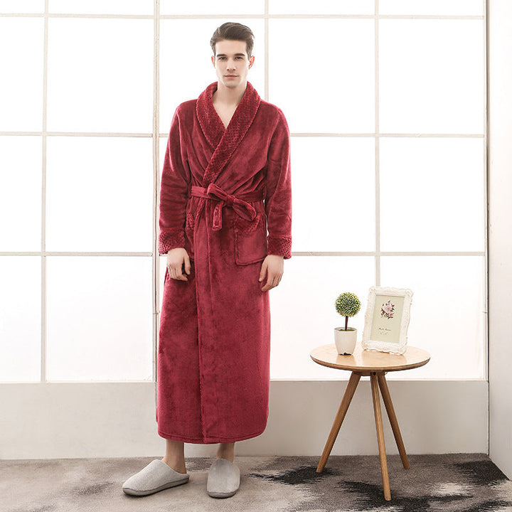 Morgonrock | Unisex Badrock i Ultramjukt Material med Justerbart Bälte | Lång och Elegant för Ultimat Komfort 7