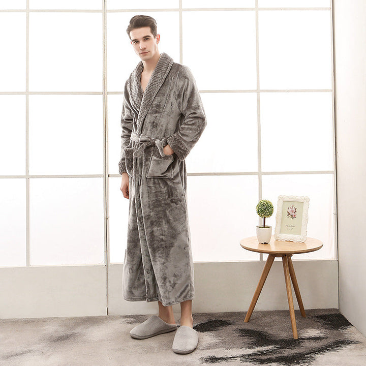 Morgonrock | Unisex Badrock i Ultramjukt Material med Justerbart Bälte | Lång och Elegant för Ultimat Komfort 8