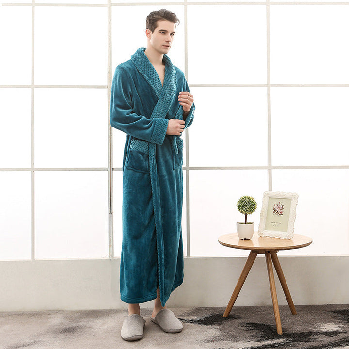 Morgonrock | Unisex Badrock i Ultramjukt Material med Justerbart Bälte | Lång och Elegant för Ultimat Komfort 9