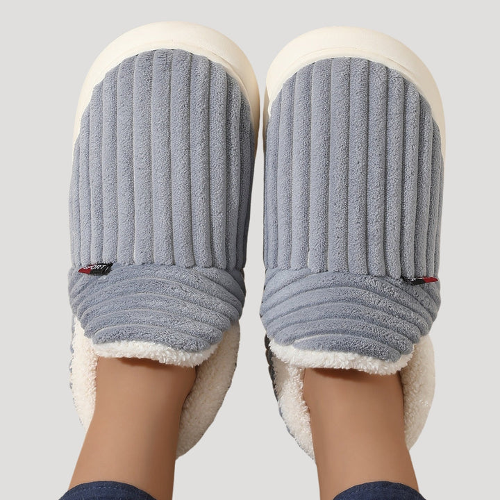 Mysiga Tofflor Dam | Varm Fleece med Dämpad Sula | Perfekt Hemma Komfort 1