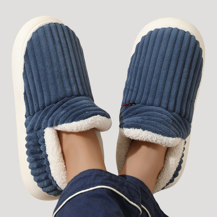 Mysiga Tofflor Dam | Varm Fleece med Dämpad Sula | Perfekt Hemma Komfort 2