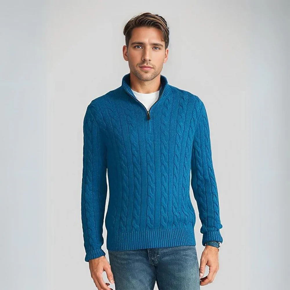 Noah | Elegant Herr Tröja Med Dragkedja För Mångsidig Styling 4