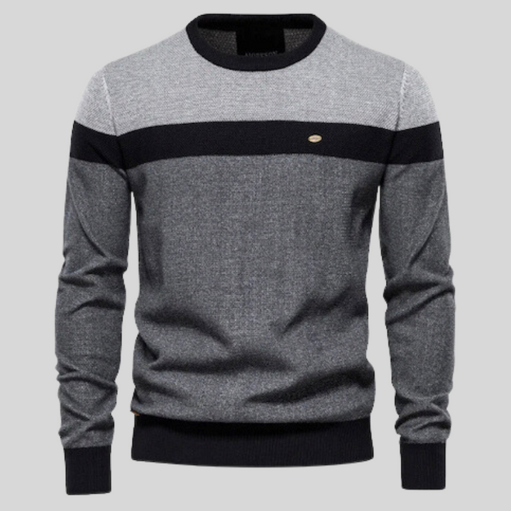 Noah | Klassisk Långärmad Pullover för Män Med Balanserad Passform 2