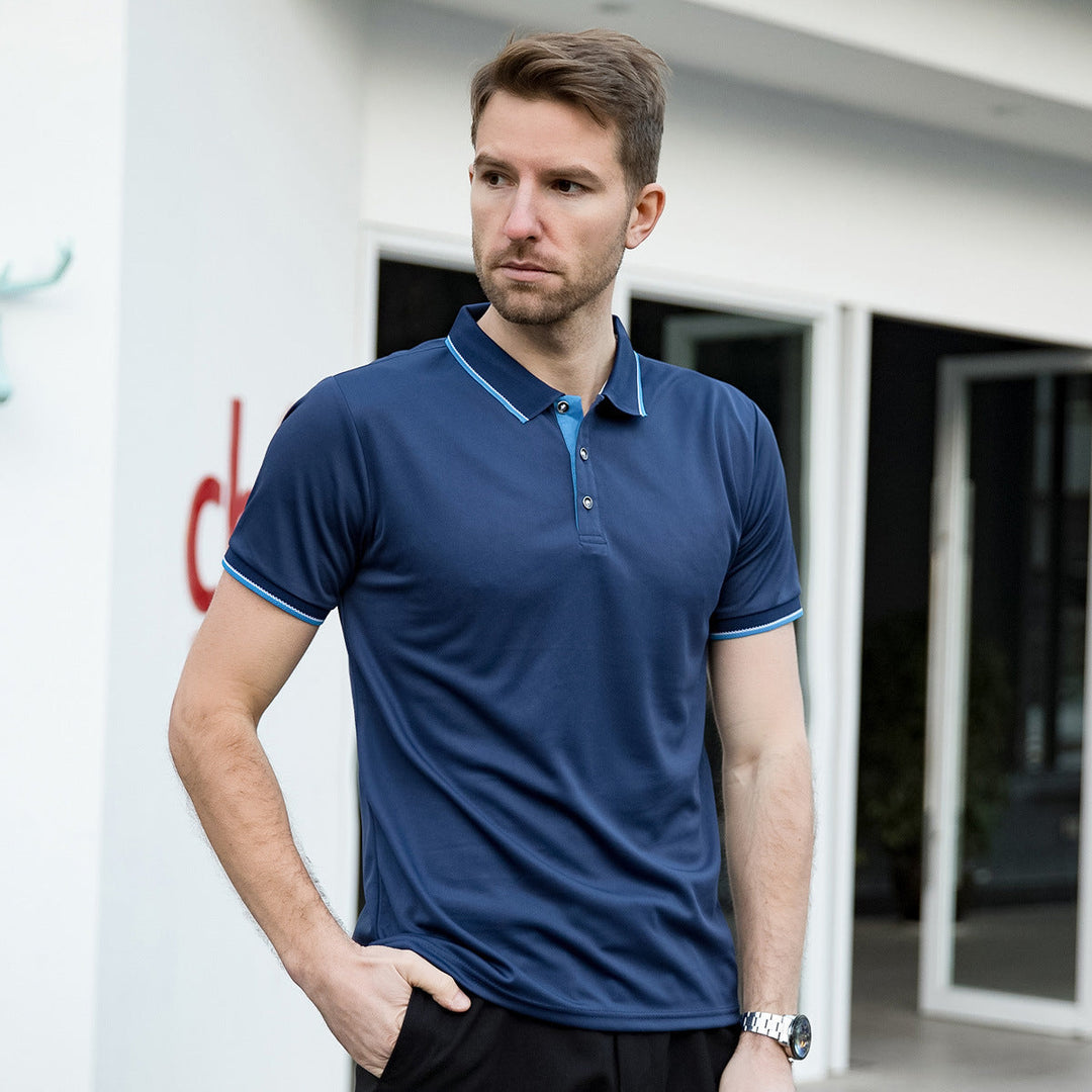 Noah | Lätt Andningsbar Herrpoloshirt med Kort Ärmar 4
