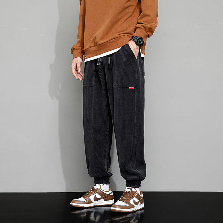 Noah | Lätt Vinter Sweatpants för Herr med Elastisk Midja 2