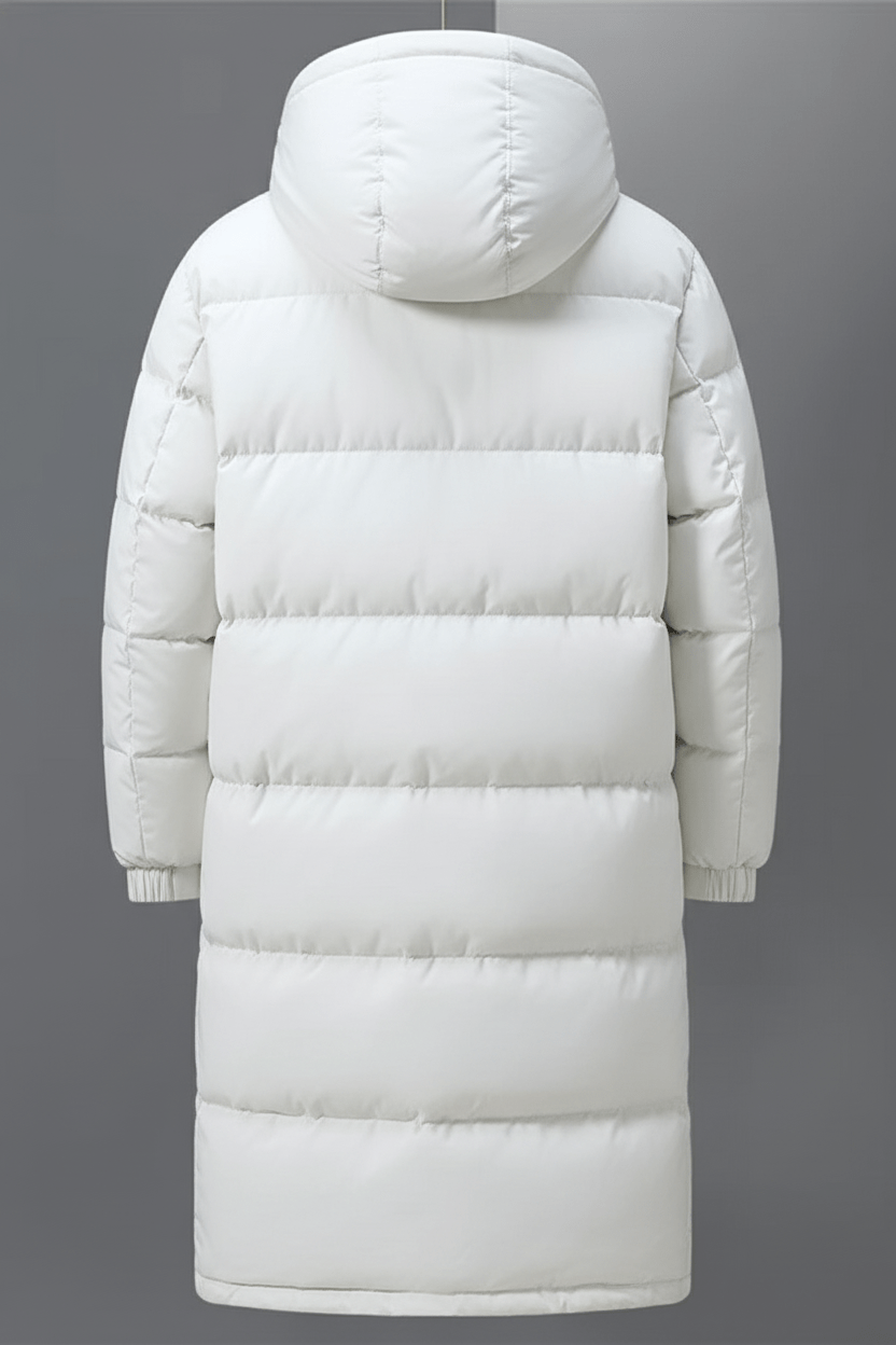 Noah | Tjockt Isolerad Trenchcoat för Män med Huva | Väderbeständig Design för Kalla Vinterdagar 4