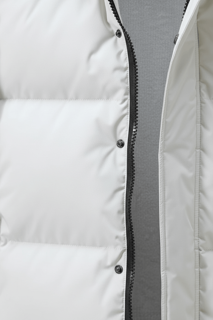 Noah | Tjockt Isolerad Trenchcoat för Män med Huva | Väderbeständig Design för Kalla Vinterdagar 5