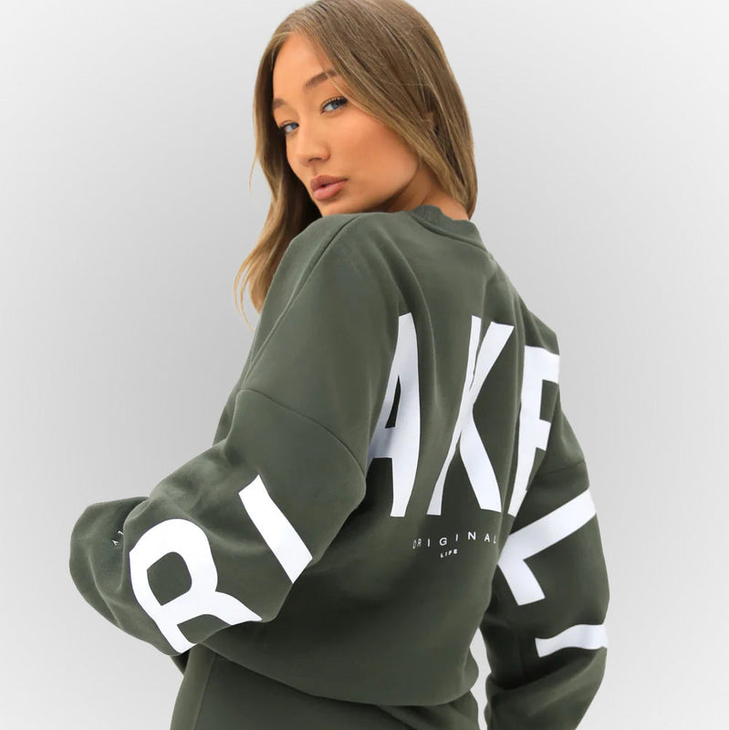 Oliver | Avslappnad Hösttröja med Grafiskt Tryck 6