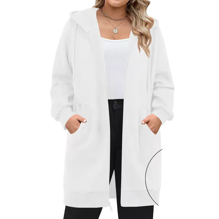 Oliver | Avslappnad Mjuk Hoodie med Huva och Frampåsar 0