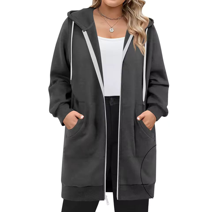 Oliver | Avslappnad Mjuk Hoodie med Huva och Frampåsar 3