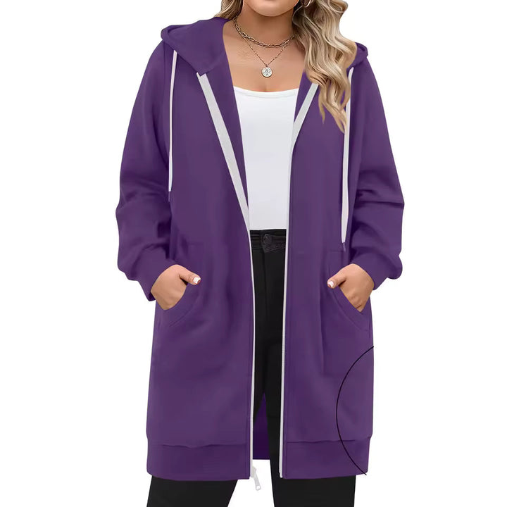 Oliver | Avslappnad Mjuk Hoodie med Huva och Frampåsar 5